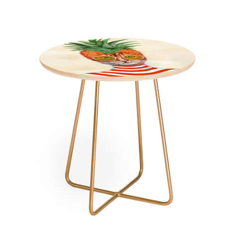 Coco de Paris Pineapple Cat Round Side Table