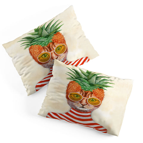 Coco de Paris Pineapple Cat Pillow Shams