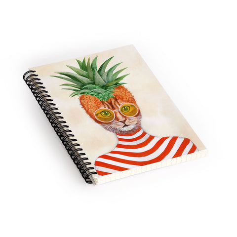 Coco de Paris Pineapple Cat Spiral Notebook