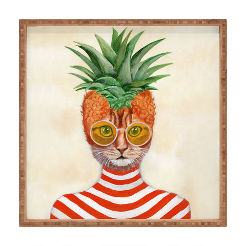 Coco de Paris Pineapple Cat Square Tray