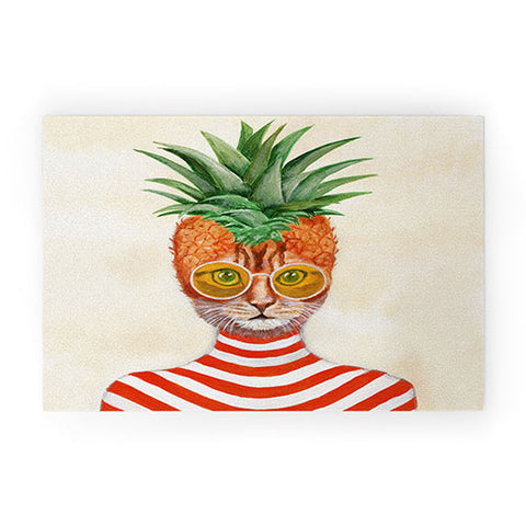 Coco de Paris Pineapple Cat Welcome Mat
