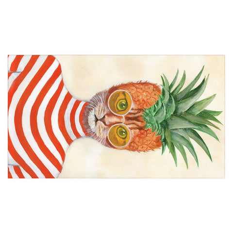 Coco de Paris Pineapple Cat Tablecloth