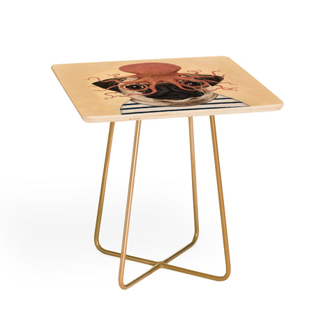 Coco de Paris Pug with octopus Side Table