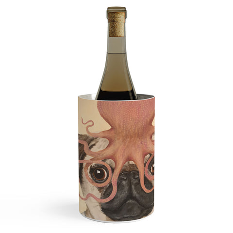 Coco de Paris Pug with octopus Wine Chiller