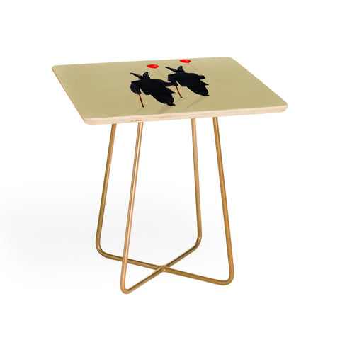 Coco de Paris Rabbits walking with balloons Side Table