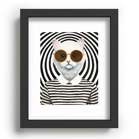 Coco de Paris Stripy Cat Recessed Framing Rectangle