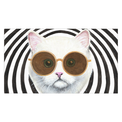 Coco de Paris Stripy Cat Tablecloth