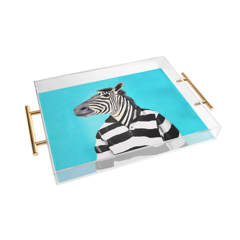 Coco de Paris Stripy Zebra Acrylic Tray