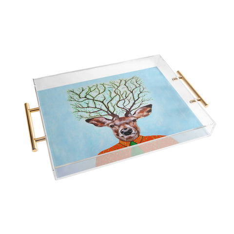 Coco de Paris Tree Deer Acrylic Tray