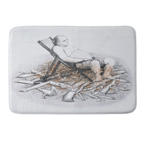 Coco de Paris Why was I born Memory Foam Bath Mat