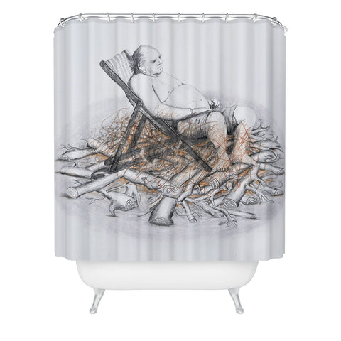 Coco de Paris Why was I born Shower Curtain