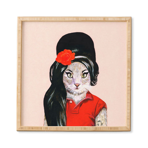 Coco de Paris Winehouse Cat Framed Wall Art