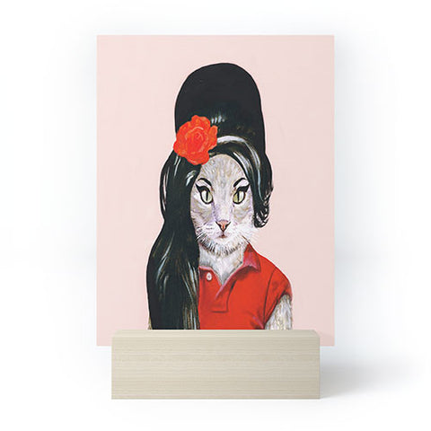 Coco de Paris Winehouse Cat Mini Art Print