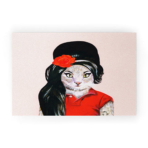 Coco de Paris Winehouse Cat Welcome Mat