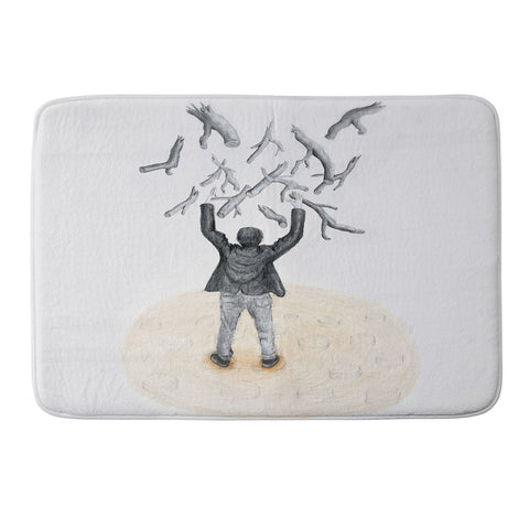 Coco de Paris Wood in the sky Memory Foam Bath Mat