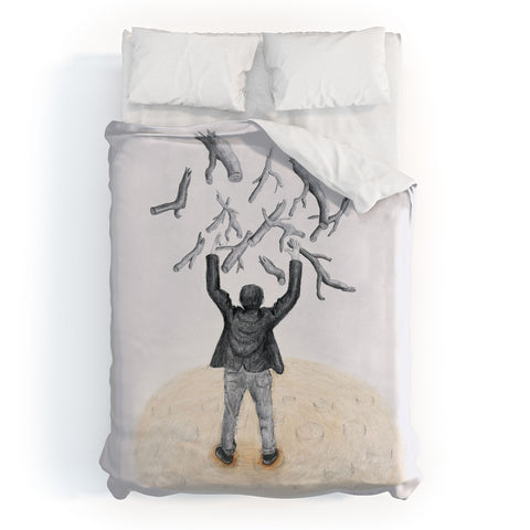 Coco de Paris Wood in the sky Duvet Cover
