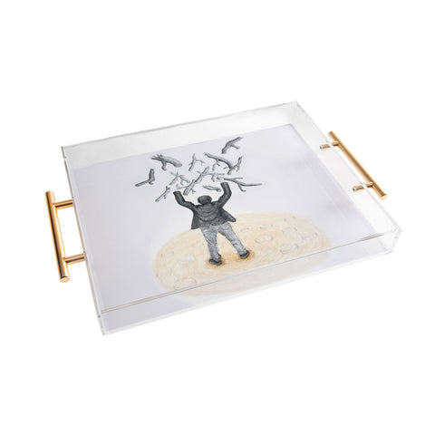 Coco de Paris Wood in the sky Acrylic Tray