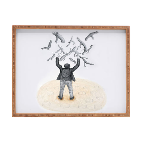 Coco de Paris Wood in the sky Rectangular Tray