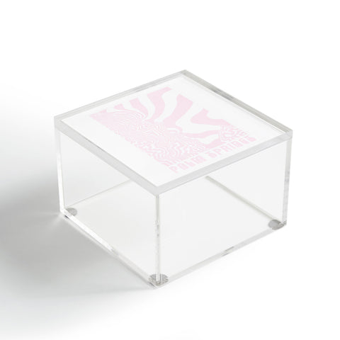 Coco Stardust Palm Springs Topogroovy Acrylic Box