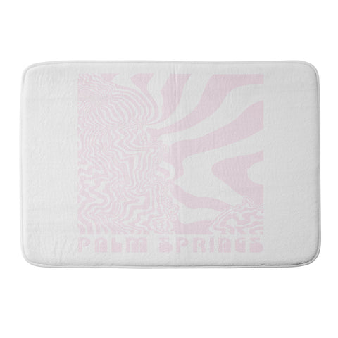 Coco Stardust Palm Springs Topogroovy Memory Foam Bath Mat