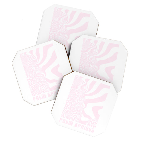 Coco Stardust Palm Springs Topogroovy Coaster Set
