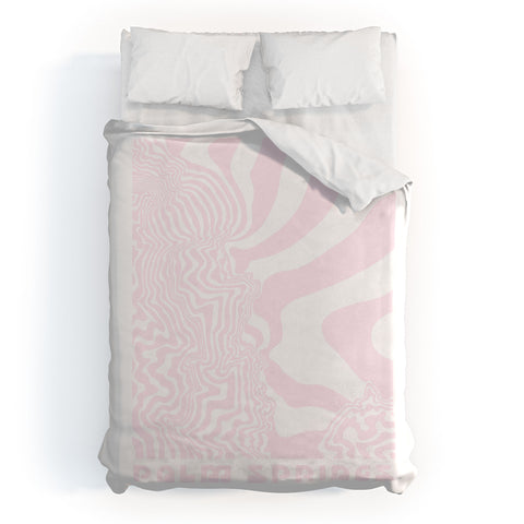 Coco Stardust Palm Springs Topogroovy Duvet Cover
