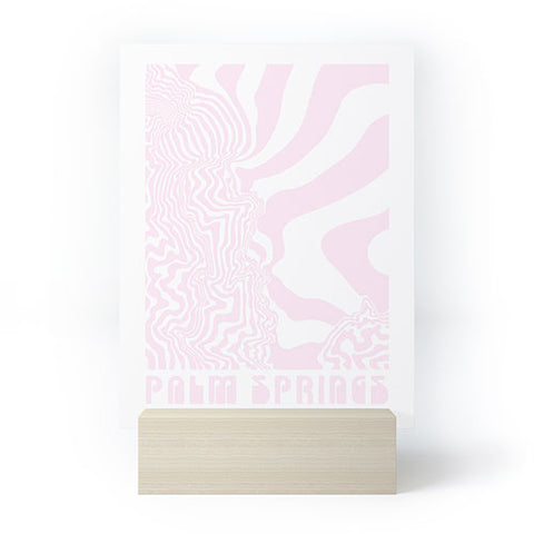 Coco Stardust Palm Springs Topogroovy Mini Art Print