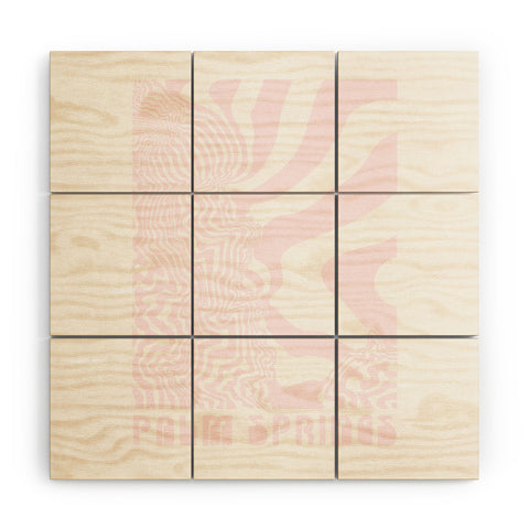 Coco Stardust Palm Springs Topogroovy Wood Wall Mural