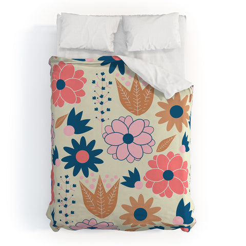 CocoDes Happy Spring Flowers Duvet Cover