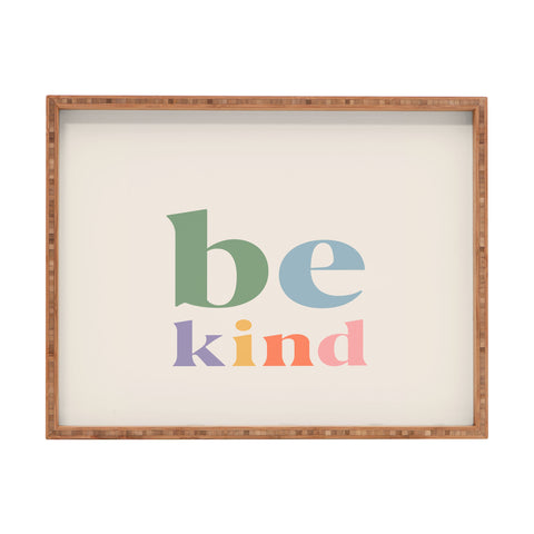 Cocoon Design Be Kind Inspirational Quote Rectangular Tray