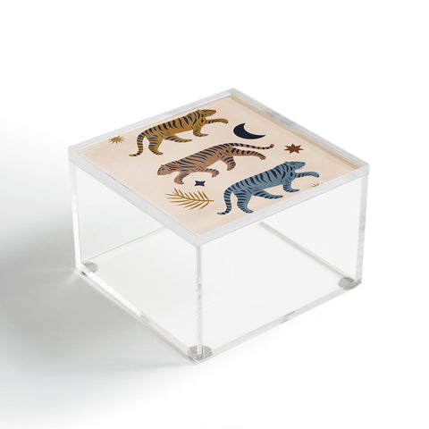 Cocoon Design Celestial Tigers with Moon Acrylic Box