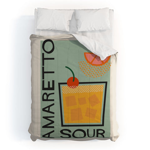 Cocoon Design Colorful Mid Century Modern Cocktail Comforter