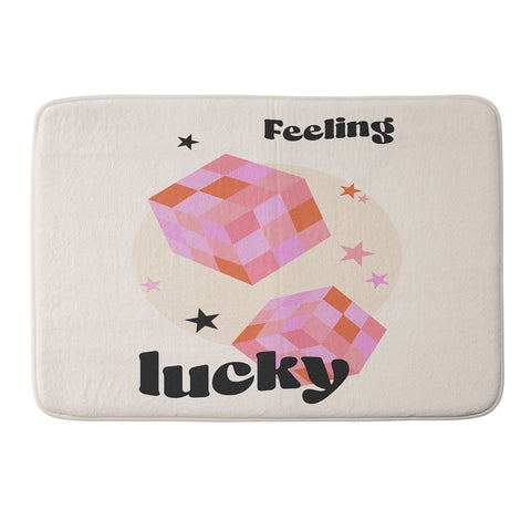Cocoon Design Feeling Lucky Funky Groovy Memory Foam Bath Mat