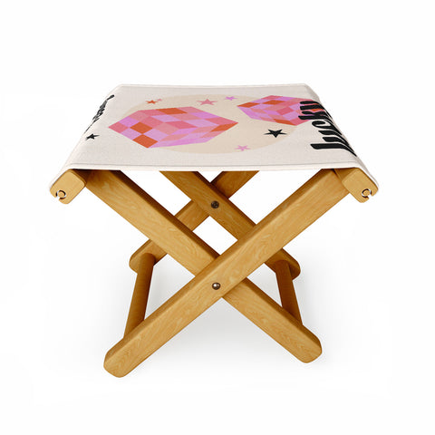 Cocoon Design Feeling Lucky Funky Groovy Folding Stool