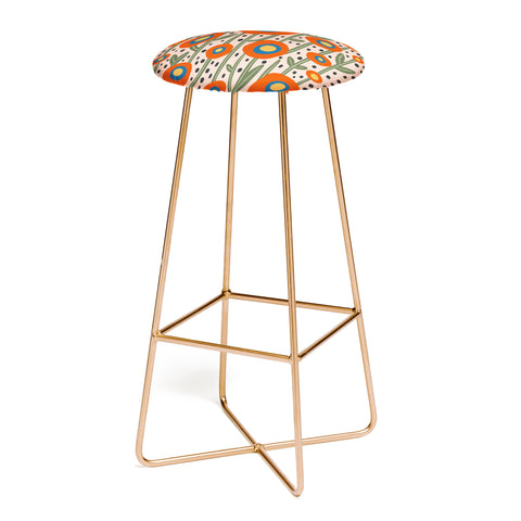 Cocoon Design Flower Market Amsterdam Abstract Bar Stool