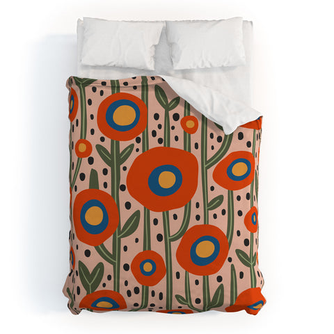 Cocoon Design Flower Market Amsterdam Abstract Duvet Cover