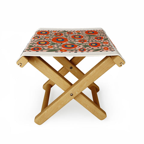 Cocoon Design Flower Market Amsterdam Abstract Folding Stool