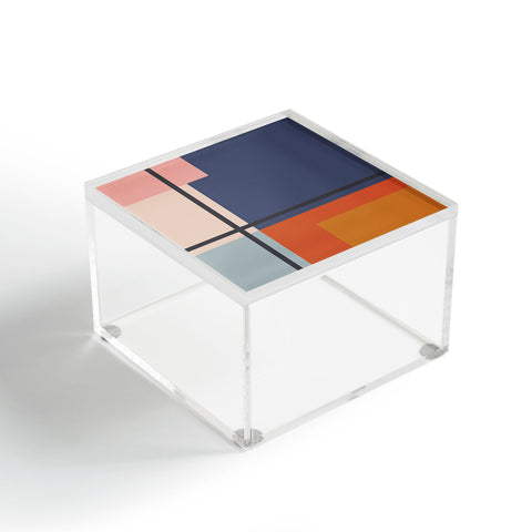 Cocoon Design Mid Century Modern Retro Color Acrylic Box