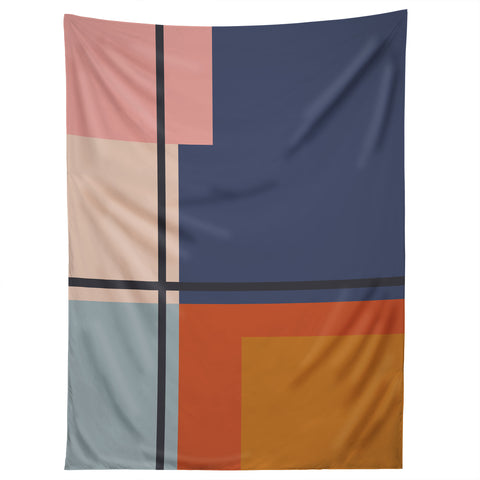 Cocoon Design Mid Century Modern Retro Color Tapestry