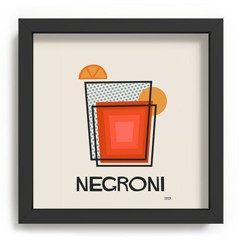 Cocoon Design Negroni Minimalist Mid Century Recessed Framing Square