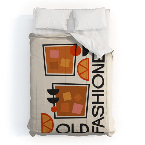 Cocoon Design Old Fashioned Cocktail Minimal Comforter