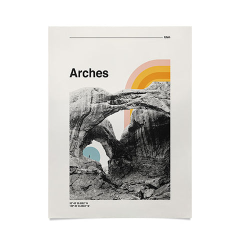 Cocoon Design Retro Travel Poster Zion Poster