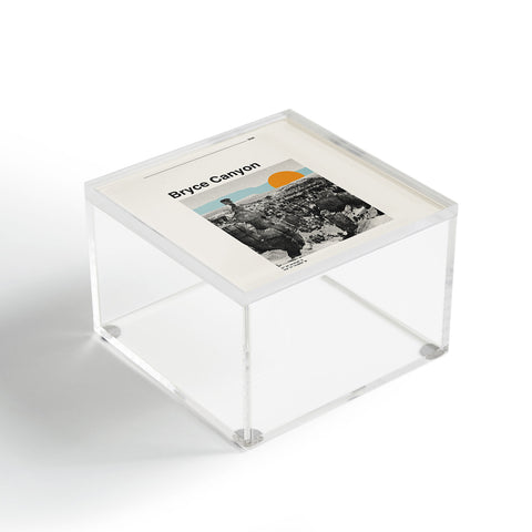 Cocoon Design Retro Traveler Poster Bryce Canyon Acrylic Box