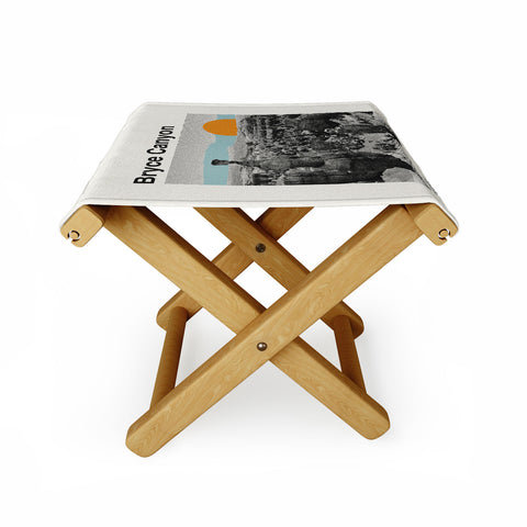 Cocoon Design Retro Traveler Poster Bryce Canyon Folding Stool