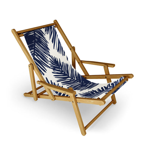 Cocoon Design Tropical blue palms Sling Chair