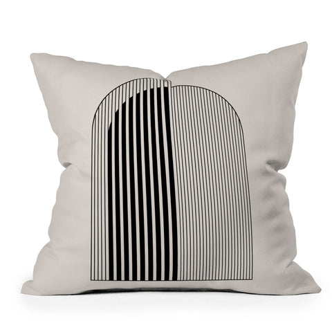 Colour Poems Abstract Arch Throw Pillow