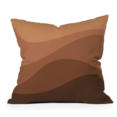 Colour Poems Abstract Color Waves IV Outdoor Throw Pillow