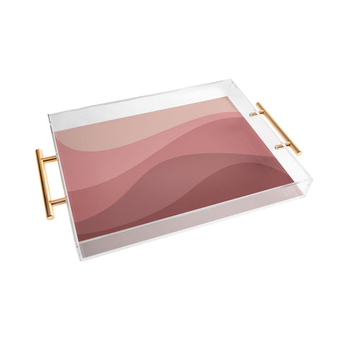 Colour Poems Abstract Color Waves V Acrylic Tray