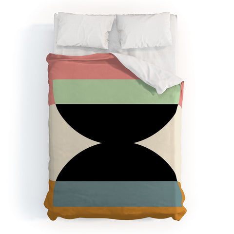 Colour Poems Abstract Minimalism V Duvet Cover