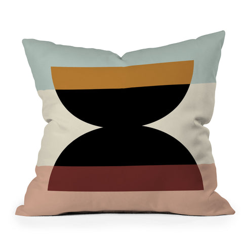 Colour Poems Abstract Minimalism VI Outdoor Throw Pillow